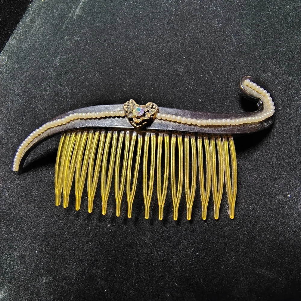 Gold & Silver Vintage-Inspired Hair Accessory Bundle | Combs & Barrettes